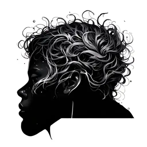 Migraine tattoo design idea