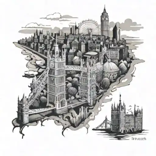 London tattoo design idea