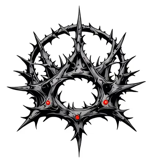 Crown Thorns tattoo design idea