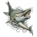 pike tattoo design idea