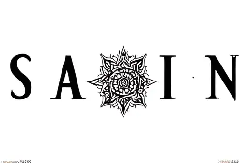 "Samin" tattoo design idea