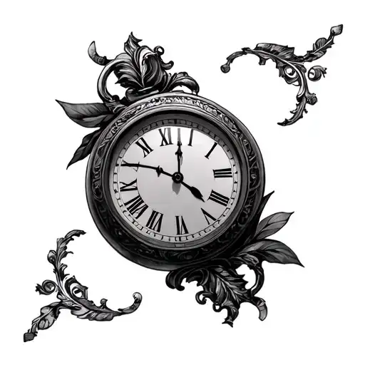04/19/2007 9:12 am on a clock tattoo design idea