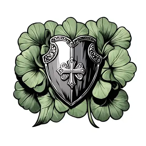 st Patrick's breastplate tattoo design idea