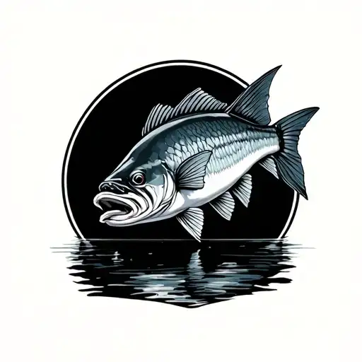 Walleye tattoo design idea