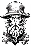 one piece Whitebeard logo tattoo design idea