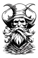 one piece Whitebeard logo tattoo design idea