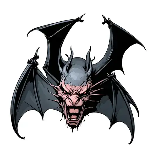 Bat Out Of Hell tattoo design idea