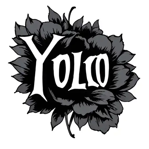 Yolo tattoo design idea
