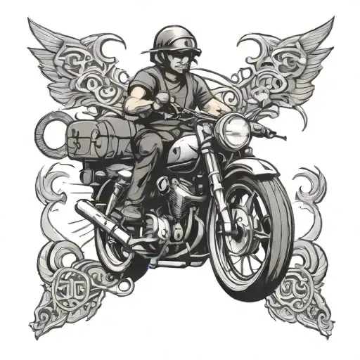 Honda Civic If you want peace prepare for war tattoo design idea