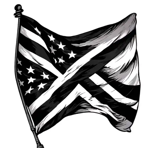 Rebel Flag tattoo design idea