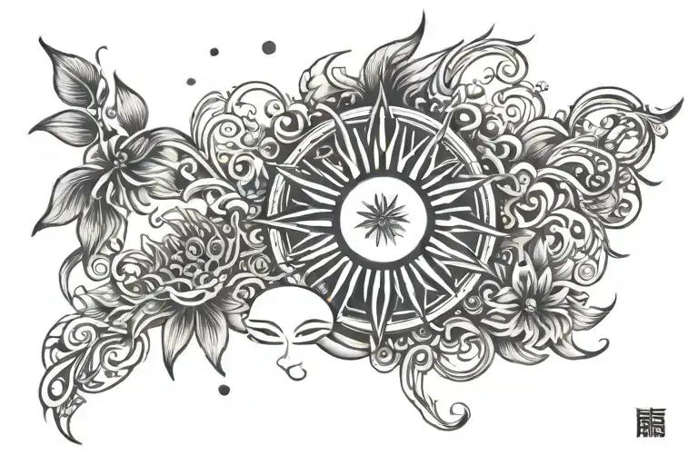 愛,snow,sun,water,rice,milk,women,family,கி,tamil, tattoo design idea