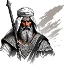 Arab Warrior tattoo design idea