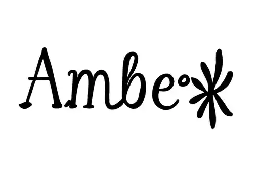 "Amber ❤️" tattoo design idea