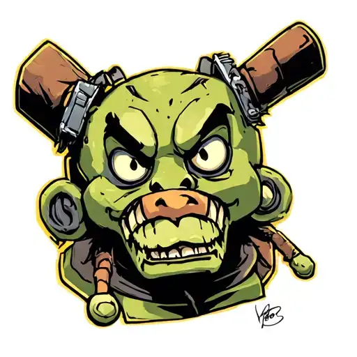 springtrap five nights at freddys tattoo design idea