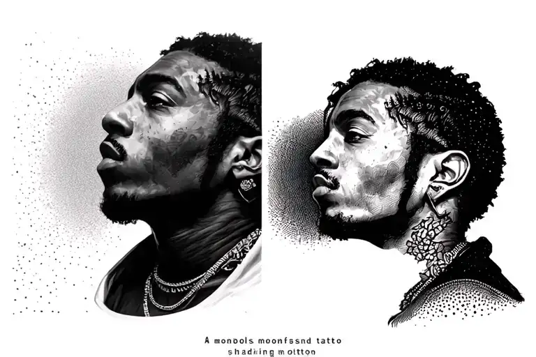 asap rocky tattoo design idea