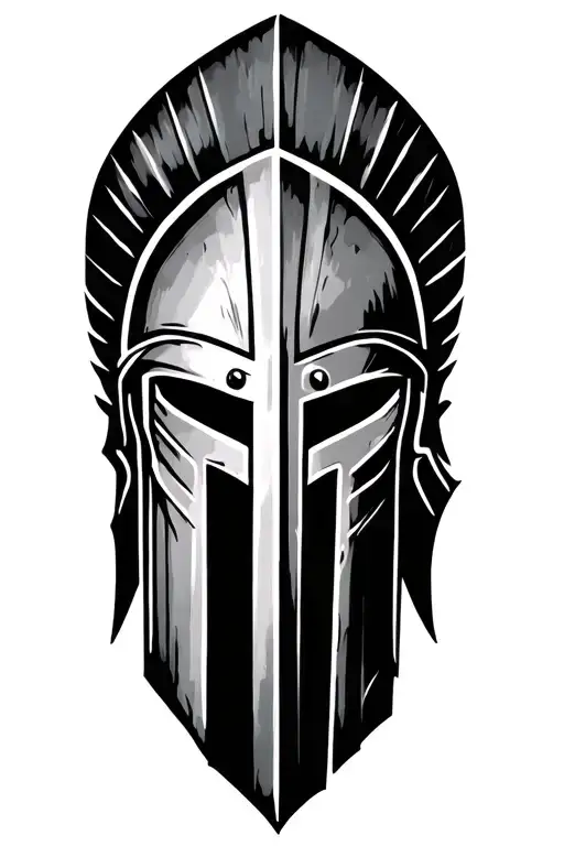 spartan tattoo design idea