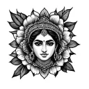Nepali tattoo design idea