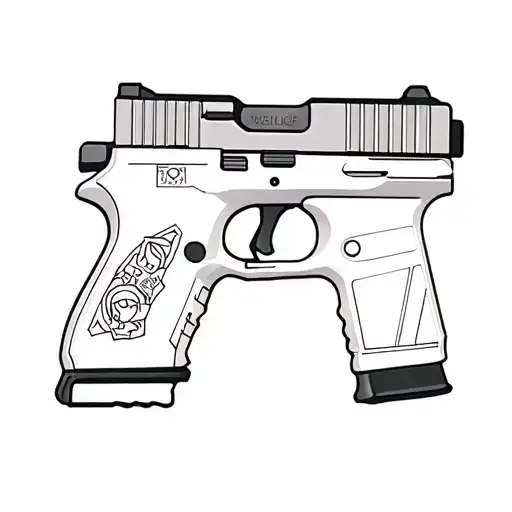 glock 19 tattoo design idea