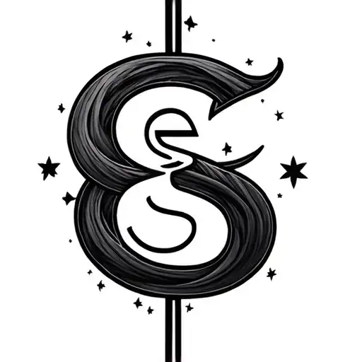 C, E, and S incorporated somehow tattoo design idea