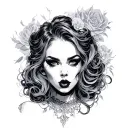 Slut tattoo design idea