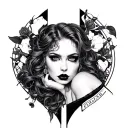 Slut tattoo design idea