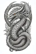 twenty one pilots dragon tattoo design idea