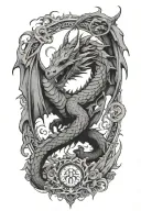 twenty one pilots dragon tattoo design idea