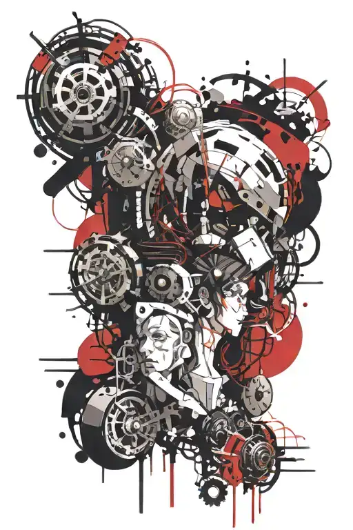 steins gate tattoo design idea