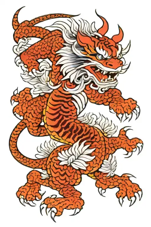 chimera tattoo design idea