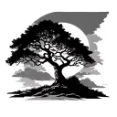 arm tattoo for men, including a tree. want it to be a symbol of family, love and résilience  tattoo design idea