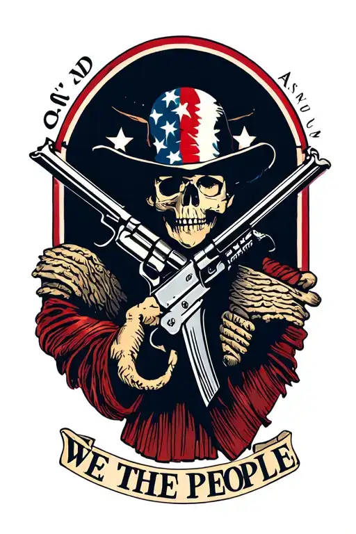 2nd amendment we the people tattoo design idea