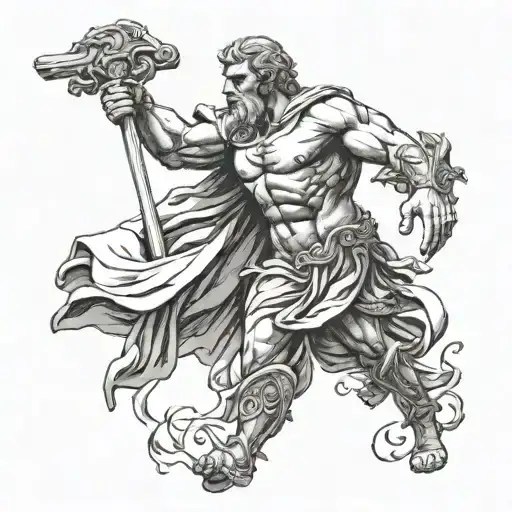 prometheus Greek god tattoo design idea