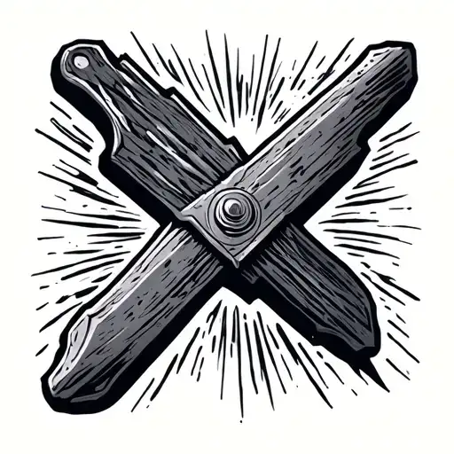 Railroad Spike tattoo design idea