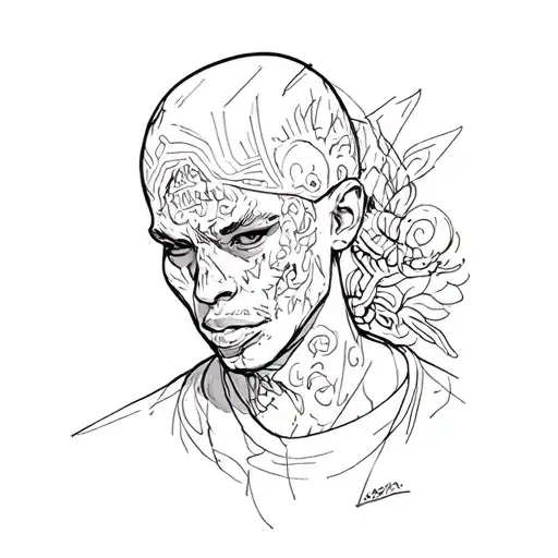 Ghetto tattoo design idea