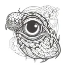 Make a tattoo design based off the Arctic Monkeys song, “Perhaps Vampires is a bit strong but…” tattoo design idea