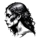 Define pain and suffering in relationships and life . Gives hope that it will get better . Tattoo look more ancient  tattoo design idea