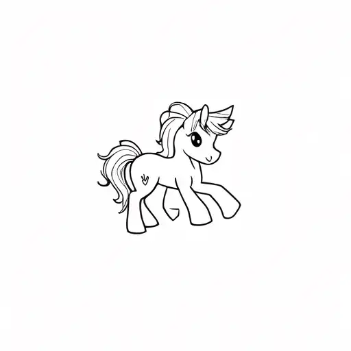 cutie mark my little pony nature tattoo design idea