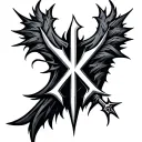 Skyrim logo tattoo design idea