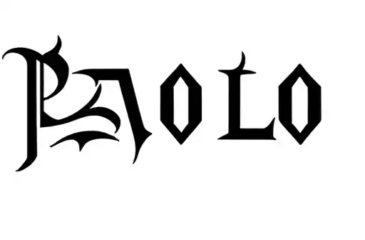 "Paolo" tattoo design idea