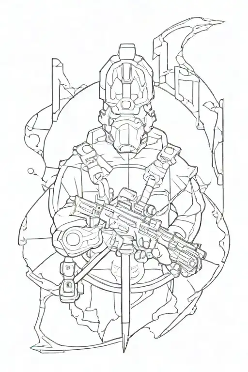 metro 2033 tattoo design idea