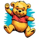 Pooh bears all the way down  tattoo design idea