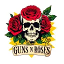 guns n roses tattoo design idea
