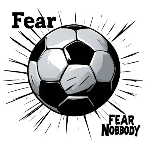 soccer August 30 2006 fear nobody tattoo design idea