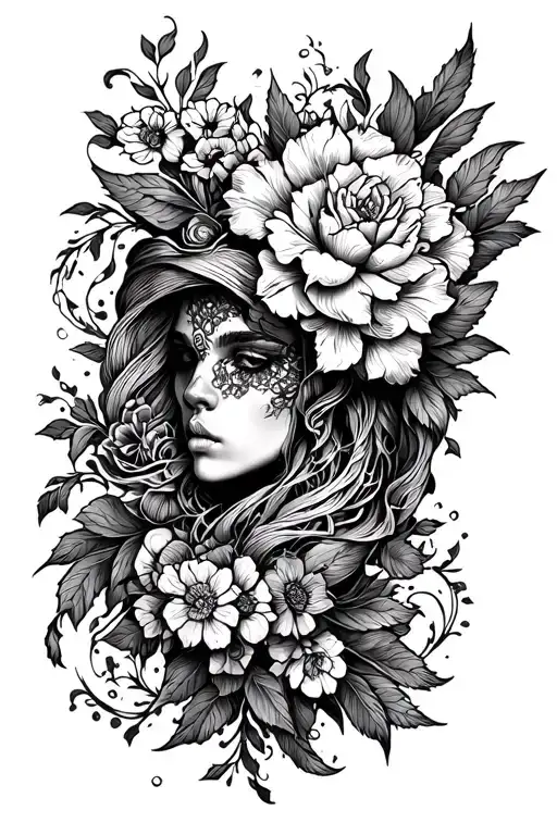 The sleeve of the mantle tattoo design idea