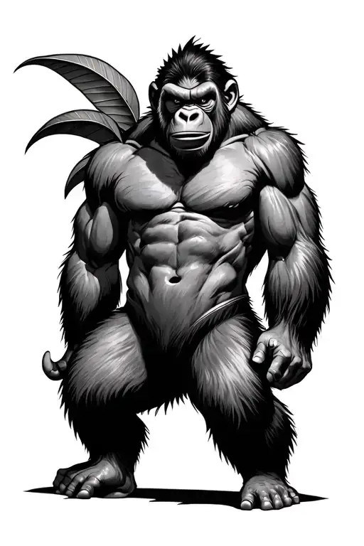 great ape dbz tattoo design tattoo design idea
