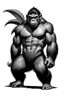 great ape dbz tattoo design tattoo design idea