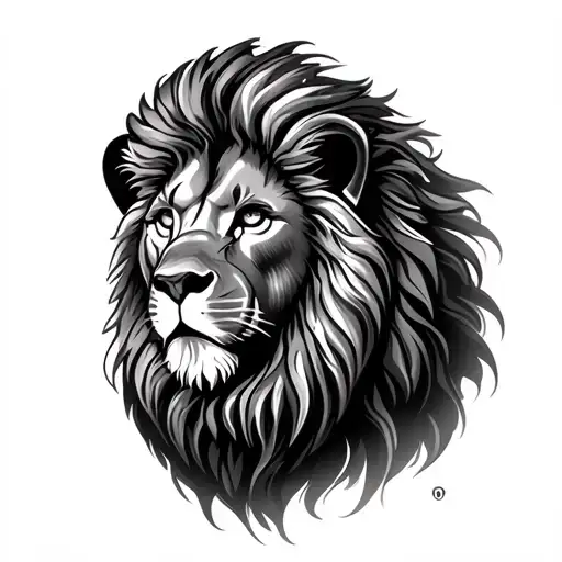 lion of judah tattoo design idea