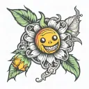 Tattoo that represents Juice WRLD tattoo design idea