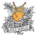 Tattoo that represents Juice WRLD tattoo design idea