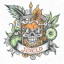 Tattoo that represents Juice WRLD tattoo design idea